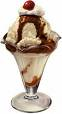 Ice cream with chocolate sauce - My favorite topping for icecream is chocolate sauce.