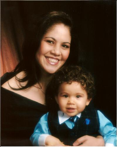 My Baby& Me - My 14 month old baby in his first formal picture.