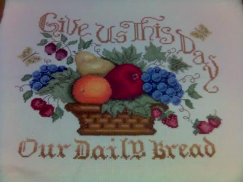 our daily bread - this was made for ate neneng and cheri