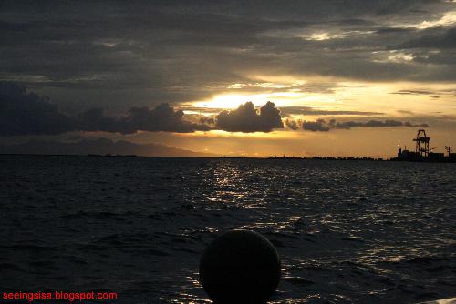 Before Sunset  - A view from Baywalk in Manila, Philippines