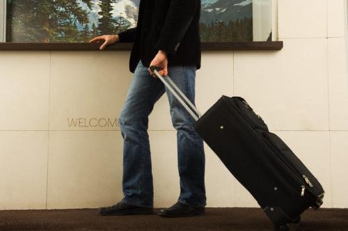 traveller carrying a travelling bag - fuss-free travelling