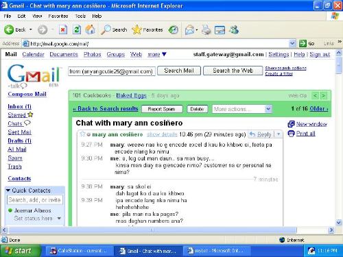 g-chat screenshot - google chat screenshot