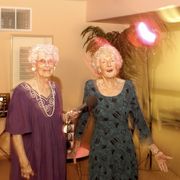 help old people - Having fun, make them happy