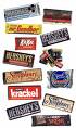 chocolate bars - this is an image of all different types of candy bars.
