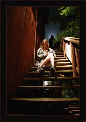 At my friend's - Berkeley, CA - it was a beautiful night full of moonlight and strangers....