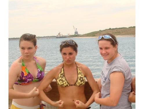 Kristen and Friends - Kristen and two friends while on vacation in Florida