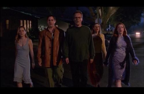 Widescreen - IMage from Once more with Feeling from Buffy the Vampire Slayer that was shot in Widescreen
