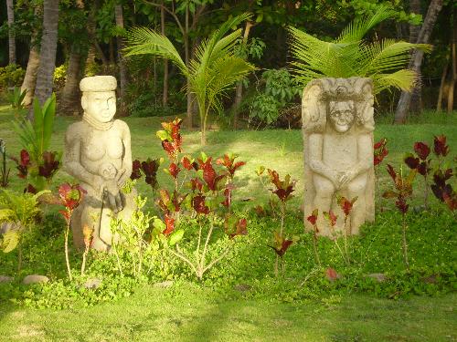 Statues - These are some statues on the grounds of a resort in Nicaragua.