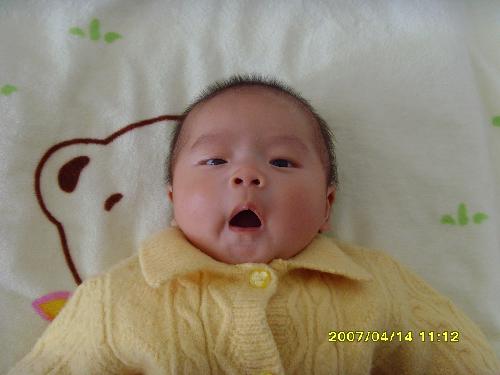 my son - my 3-month old boy