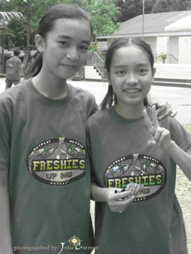 Two love gurls - My sisters friend, taken last January 2007