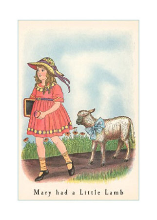 Mary had a little lamb - Who knew that this simple rhyme would become such a hit? 'Mary Had a Little Lamb' was published on this date in 1830 by Sarah Josepha Hale. She was said to have based the rhyme on an actual incident: one day, a young girl named Mary Sawyer took a lamb to her school in Sterling, MA. The poem became instantly popular and Hale went on to write nearly 50 novels and books of poetry, and became the first female magazine editor, editing Godey's Lady's Book. Thomas Edison recited 'Mary Had a Little Lamb' in testing his new invention, the phonograph, in 1877.
