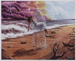 He is there - He is there,. whether yo ubeleive or not..he beleives in you.