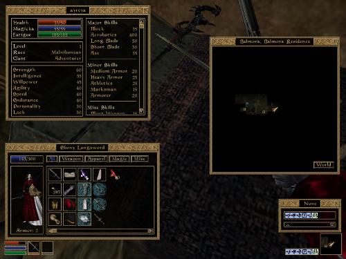 My elder scrolls screenshots! - Look at these brilliant pictures of my charecters:geldoir and gelodir AND SOME OF MY NEWEST CHARACTER gul du cott. So do you know that uploading morrowind screenshots are the best way to make money on mylot? Well if you want to know go to morrowinds root dictionary find the sentance: Screenshot enable=0. Turn this into Screenshot enable=1. Now this will allow you to be able to make morrowind screenshots! But now we have a problem! MyLot dosn't accept bitmap! Oh no! So go and get a program like irfanview! An you can turn them all into jpegs