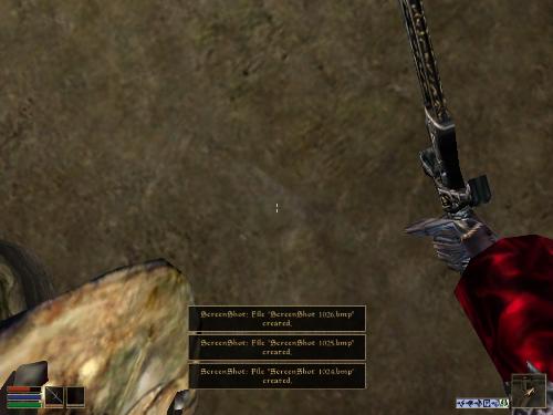 My elder scrolls screenshots! - Look at these brilliant pictures of my charecters:geldoir and gelodir AND SOME OF MY NEWEST CHARACTER gul du cott. So do you know that uploading morrowind screenshots are the best way to make money on mylot? Well if you want to know go to morrowinds root dictionary find the sentance: Screenshot enable=0. Turn this into Screenshot enable=1. Now this will allow you to be able to make morrowind screenshots! But now we have a problem! MyLot dosn't accept bitmap! Oh no! So go and get a program like irfanview! An you can turn them all into jpegs