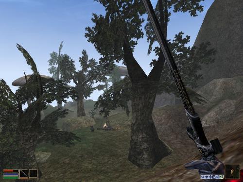 My elder scrolls screenshots! - Look at these brilliant pictures of my charecters:geldoir and gelodir AND SOME OF MY NEWEST CHARACTER gul du cott. So do you know that uploading morrowind screenshots are the best way to make money on mylot? Well if you want to know go to morrowinds root dictionary find the sentance: Screenshot enable=0. Turn this into Screenshot enable=1. Now this will allow you to be able to make morrowind screenshots! But now we have a problem! MyLot dosn't accept bitmap! Oh no! So go and get a program like irfanview! An you can turn them all into jpegs