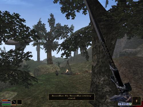 My elder scrolls screenshots! - Look at these brilliant pictures of my charecters:geldoir and gelodir AND SOME OF MY NEWEST CHARACTER gul du cott. So do you know that uploading morrowind screenshots are the best way to make money on mylot? Well if you want to know go to morrowinds root dictionary find the sentance: Screenshot enable=0. Turn this into Screenshot enable=1. Now this will allow you to be able to make morrowind screenshots! But now we have a problem! MyLot dosn't accept bitmap! Oh no! So go and get a program like irfanview! An you can turn them all into jpegs