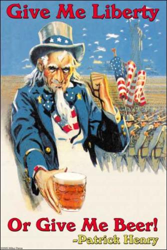 Beer commercial - Patric Henry .....with beer