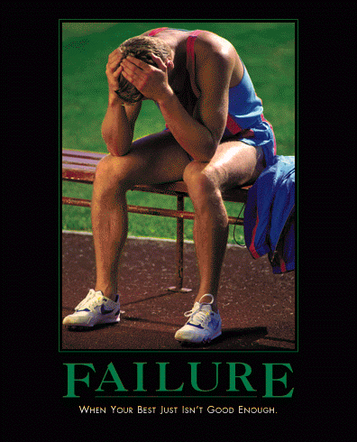 Failure - This picture denotes failure faced by each one of us at some or other point of our lives. 