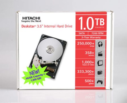 Hitachi's 1 Terabytes Drive - Hitachi's 1 Terabytes Drive Hitachi's 1 Terabytes Drive - Hitachi's 1 Terabytes Drive