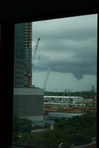 Mini Tornado in Singapore - Mini Tornado in Singapore. Taken inside office
