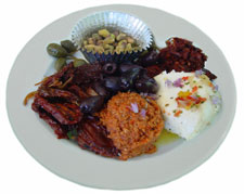 Mediterranean Meal - Mediterranean foods are very health.