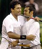 leander--bhupathi:the great tennis DUO - all the best to you two.
