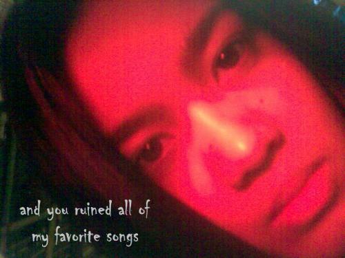 me - just me with red light effect