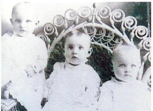 Grandma and aunts (triplets) - We aren&#039;t sure which is which. 2 of the triplets maried brothers. They both had large families and the children all looked similar (wonder why? LOL). I discovered this picture when I started Family tree research.