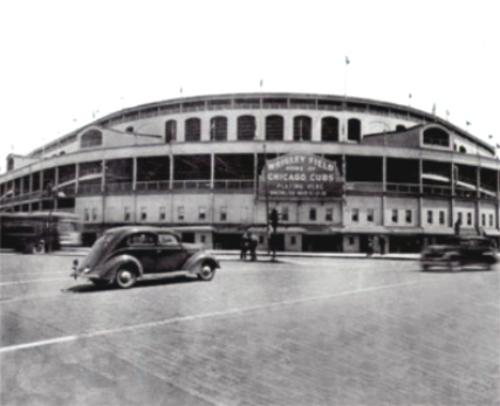 old school pic of wrigley field, not sure from wha - old school pic of wrigley field, not sure from what year