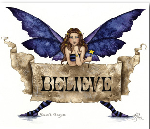Picture of Believe Fairy - A print of Amy Brown's