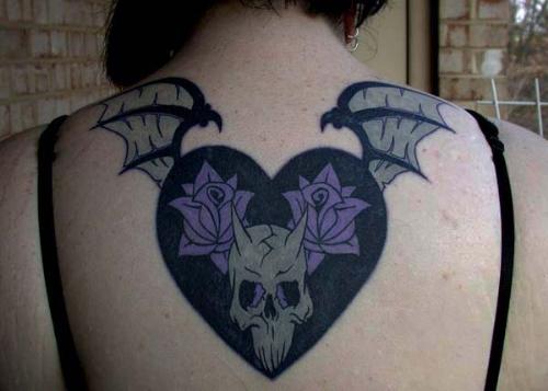 Black Heart Back Piece - This is the AFI Despair Faction Blach Heart as a back piece