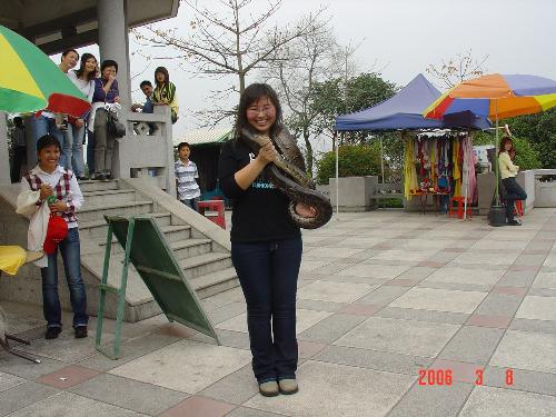 snake and i  -  this is taken on Women's day