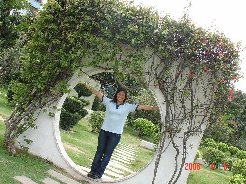 lucky -  in a park