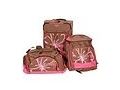 Roxy X3 Luggage Set - This is a luggage set that I really really like to buy! ^_^ It's a 3 in 1 Nylon Luggage Set with Rpxy print.