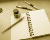 writing on paper - what we need to write is pen ,paper