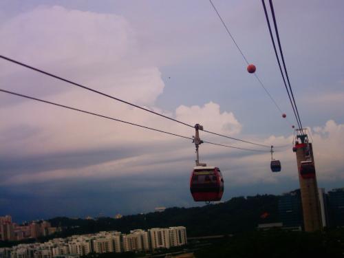 I'm on my way to Sentosa Island - Cable car car is the best way to to go to Sentosa Island...aside from it is my first time to ride such a car...I also heard that theat the view is so beautifule if not so spectacular so I wanted to experienced the wonderful ride.