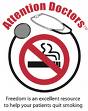 A warning showing doctors to quit smoking - quit smoking