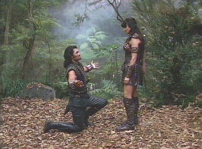Xena and Ares - Image of Xena and Ares from the tv show Xena Warrior Princess