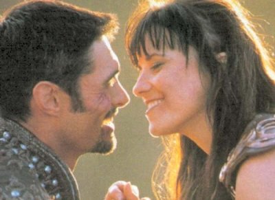 Xena and Ares - Image of Xena and Ares from the tv show Xena Warrior Princess