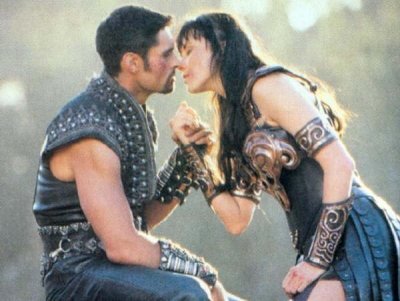 Xena and Ares - Image of Xena and Ares from Xena warrior Princess