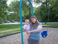 Us at the park - Me and Bella around her first birthday.