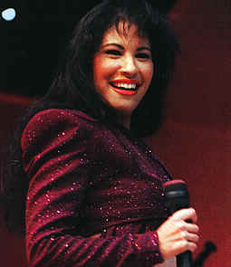 Selena - In her last concert in Houston Astrodome, February 26, 1995.