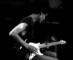 Jimi  - Jimi at our training place! Guitarist.