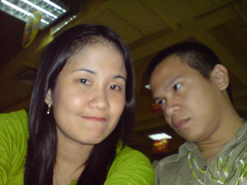 Goofing - Just having fun with my hubby... 