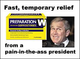 President Bush - I agree 100%..