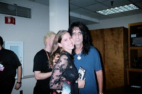 That's my girl! - Yes that is really Alice Cooper!