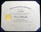 Degree Certificate - Degree certificate of a university