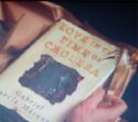 book cholera - this is the book where sarah writes her name if jonathan finds the book he will know sarah's name and contact #.