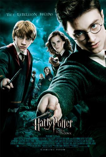 Harry, Ron and Hermione - One of the Posters of the latest movie, Harry Potter and the Order of the Phoenix.  Harry, Ron and Hermione.