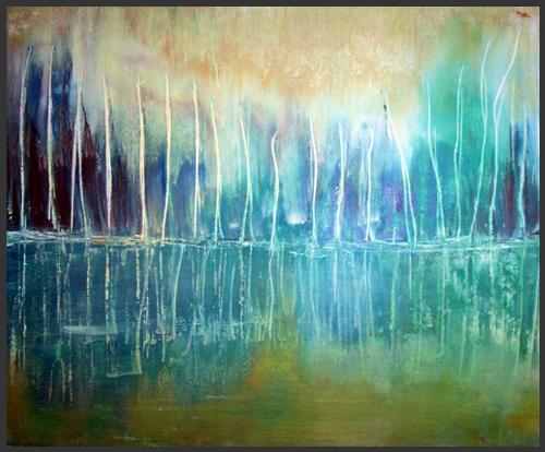 Natures Dwelling - Medium: Acrylic on Canvas Dimensions: 18 x 14 - not framed Price: 300.00 US